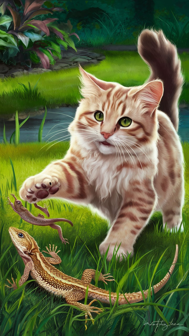 what can female cats hunt?
