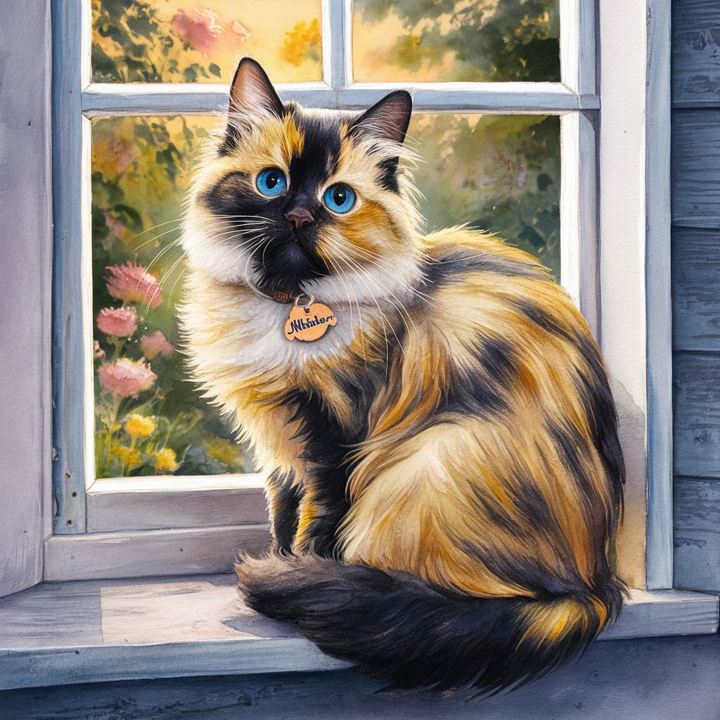 Dilute Tortoiseshell Cat 