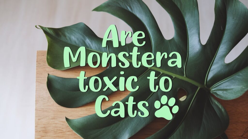 Are Monstera toxic to cats?